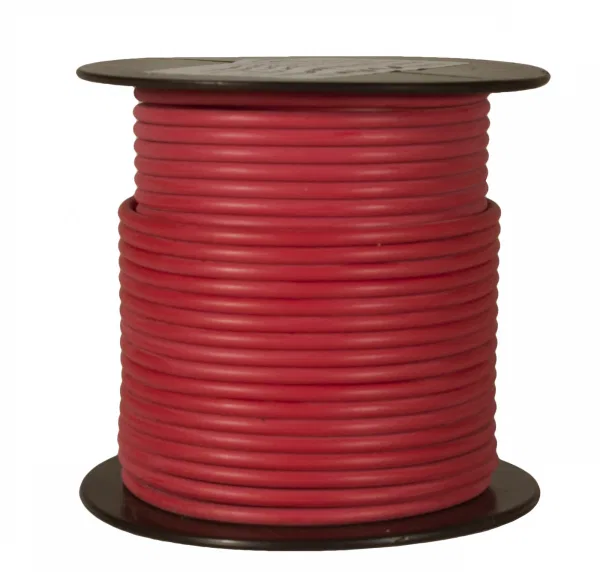 81020 – WIRTHCO Primary Wire, Stranded Conductor 14 Gauge Red 100 Foot Spool Copper Conductor/ Cross-Linked Polyethyl...